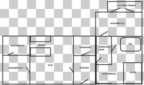 A hotel layout with multiple rooms, including a spa, sauna, and a technical room. - 4 Star Holiday Home in Aabybro (Aabybro)