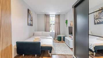 1 chambre, fer et planche à repasser, Wi-Fi, draps fournis