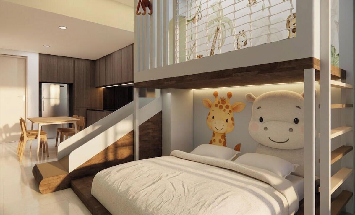 Family Apartment, Balcony, Park View | Blackout drapes, iron/ironing board, free WiFi