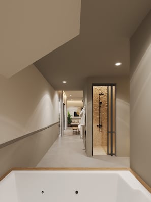 Luxury Villa, 1 Bedroom, Pool View | Bathroom | Eco-friendly toiletries, slippers - Sin Nombre Homes  (Badung)