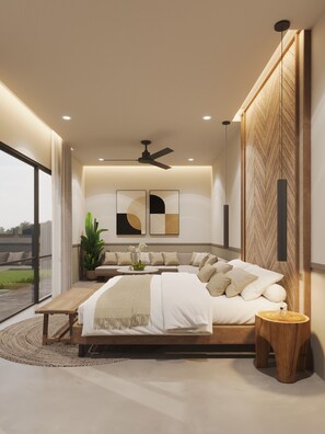 Vila Mewah, 1 kamar tidur, pemandangan kolam renang | Pemandangan dari kamar