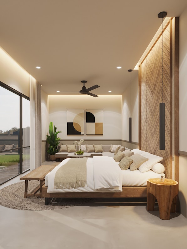 Luxury Villa, 1 Bedroom, Pool View | View from room - Sin Nombre Homes  (Badung)