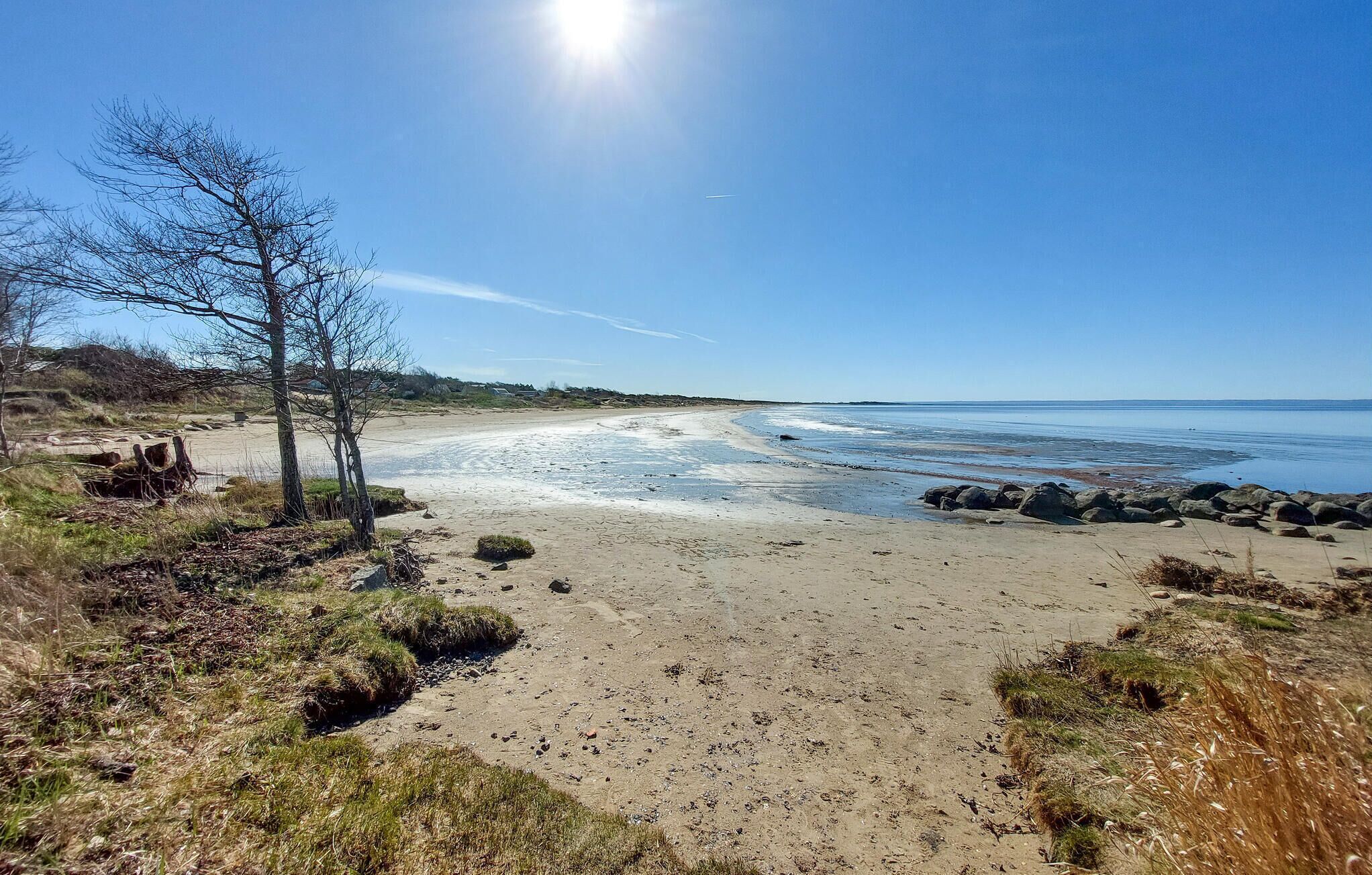 Vlak bij het strand, vissen