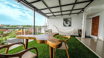 Luxury Villa, Pool View | Outdoor dining