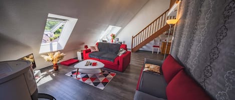 Télévision, cheminée