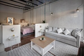 Basic Studio, Balcony, City View | Living area - 97 Yaowarat - Phuket Old Town (Chang Wat Phuket)