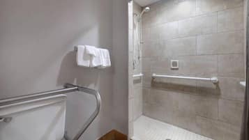 Shower, towels