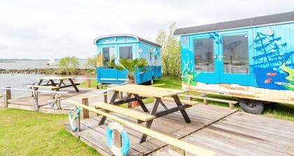 Cozy Tiny Wagon by Almere Beach
