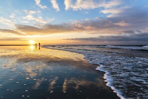 On the beach