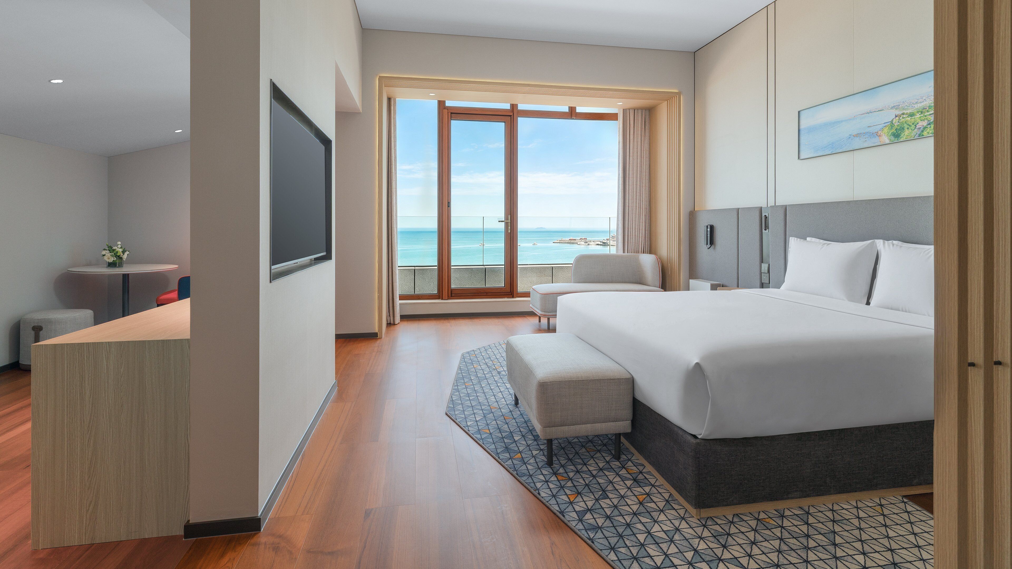 Suite, 1 chambre | Couette en duvet, bureau, rideaux d’obscurcissement
