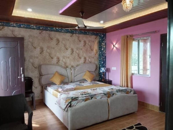 Deluxe Double Room, Balcony, Hill View | Blackout drapes, free WiFi - Dev murti eco resort  (Mal)