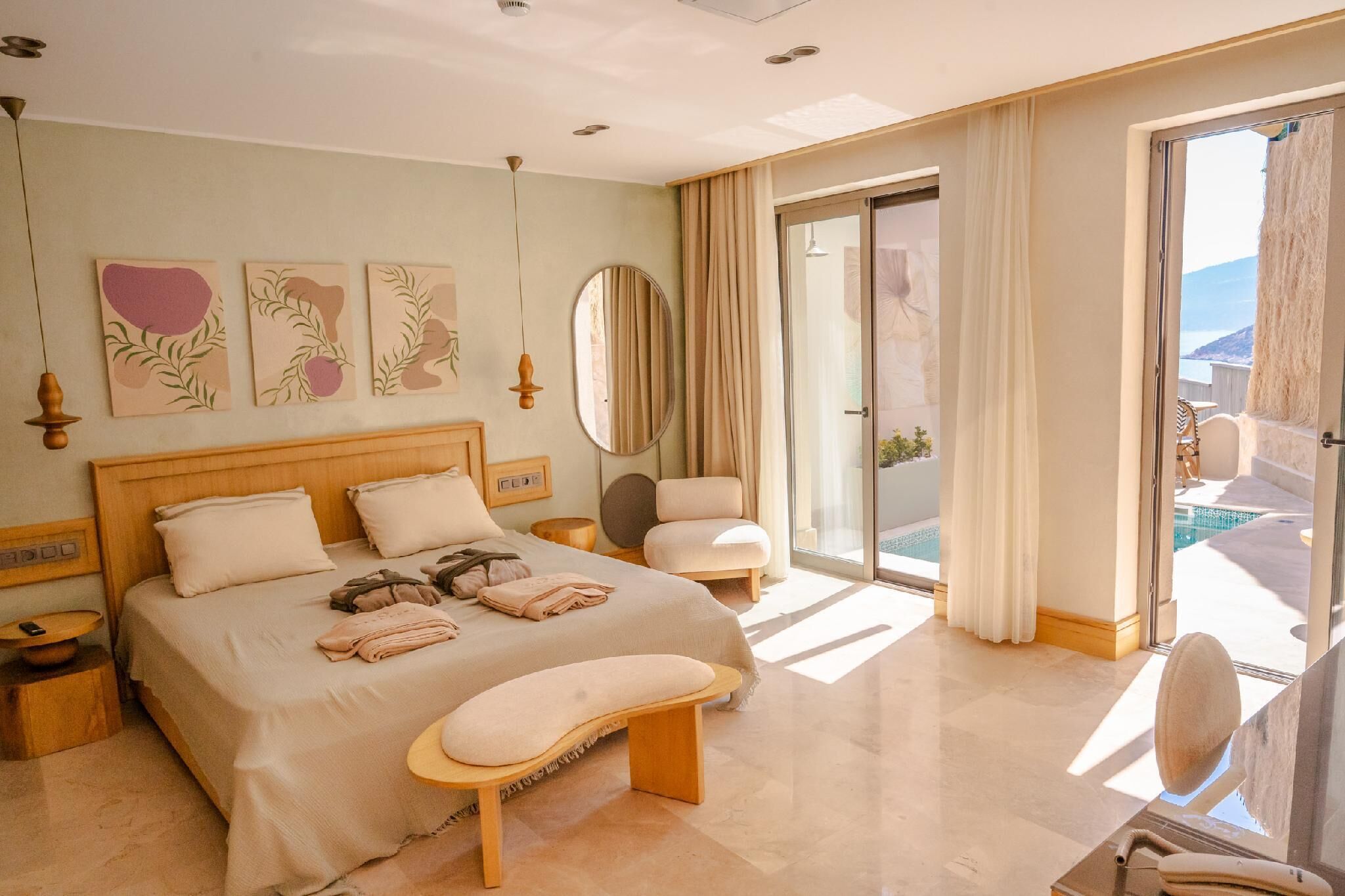 Quarto elite, vista parcial para o mar | Wi-Fi de cortesia