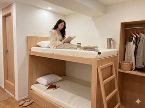 In-room safe, desk, laptop workspace, blackout curtains - Mellow Stay Hotel Hongdae (Seoul)
