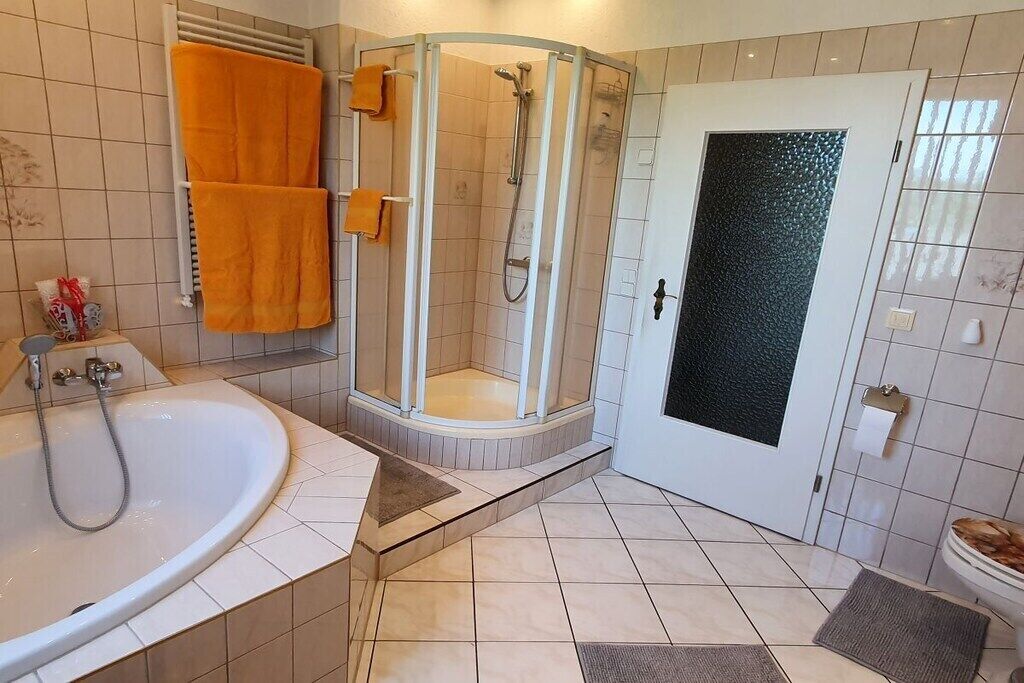 Shower, hair dryer