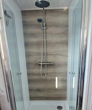 Shower, hair dryer