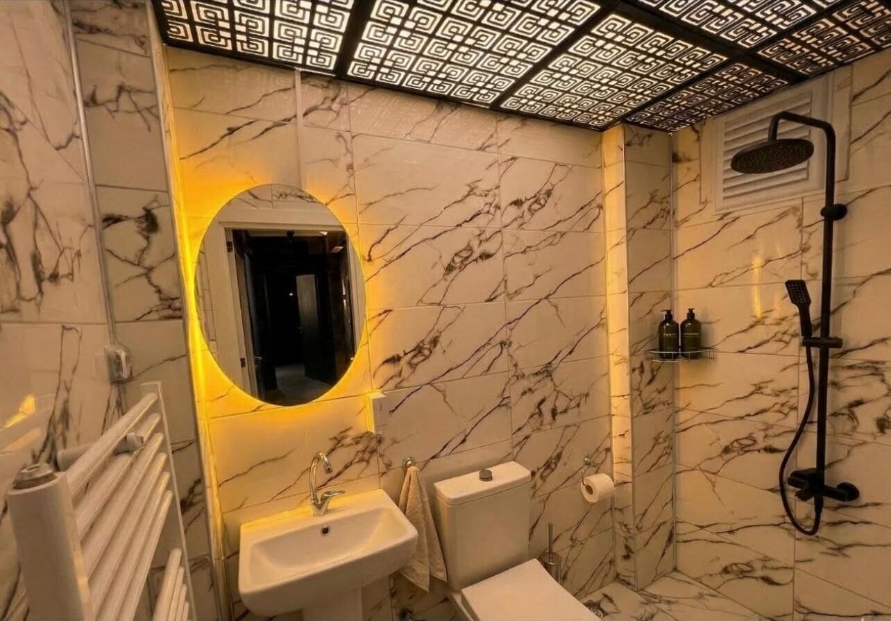 Appartement Ville, 1 grand lit et 1 canapé-lit | Salle de bain