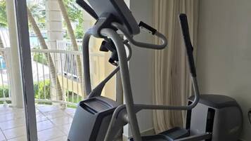 Ensuite fitness equipment available.