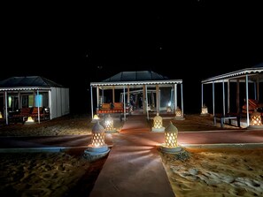 Deluxe Double Room, Desert View | Property grounds - Sahara Tour Morocco (Merzouga)