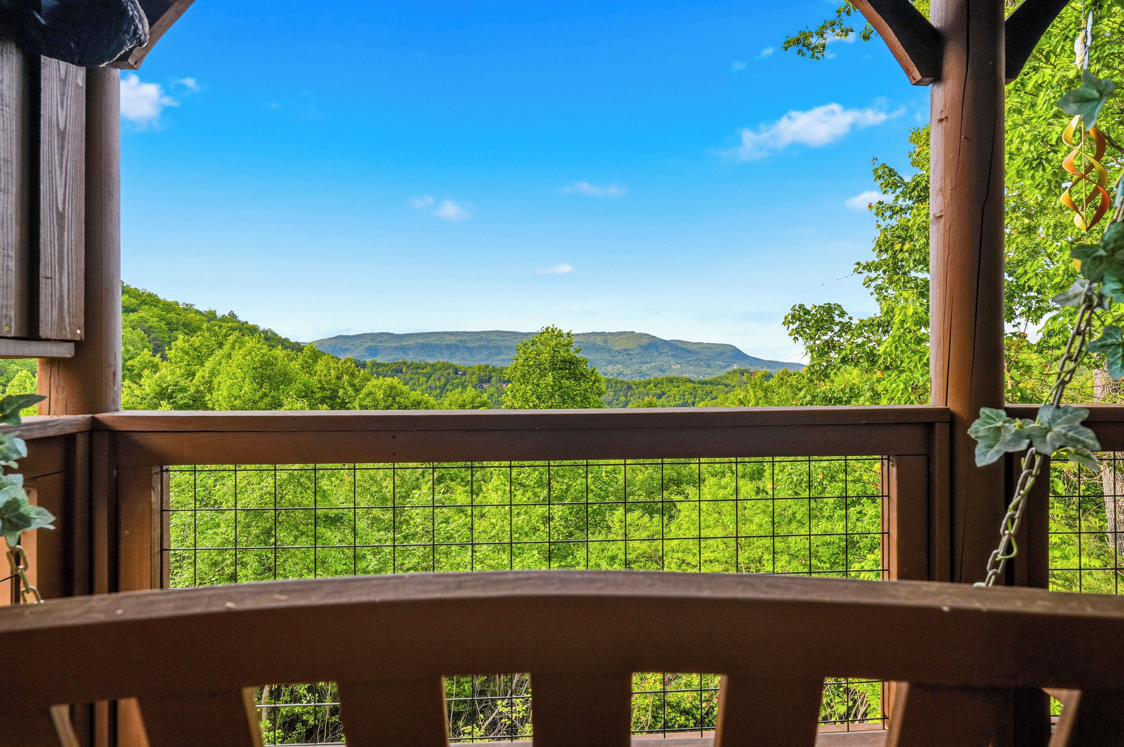 Wake up to breathtaking views of the Smokies