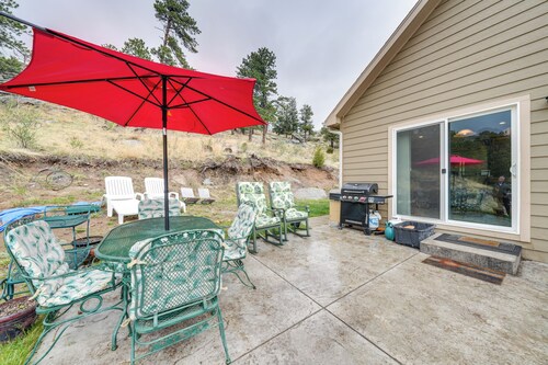 Private Patio & Mtn Views: Drake Home on 5 Acres