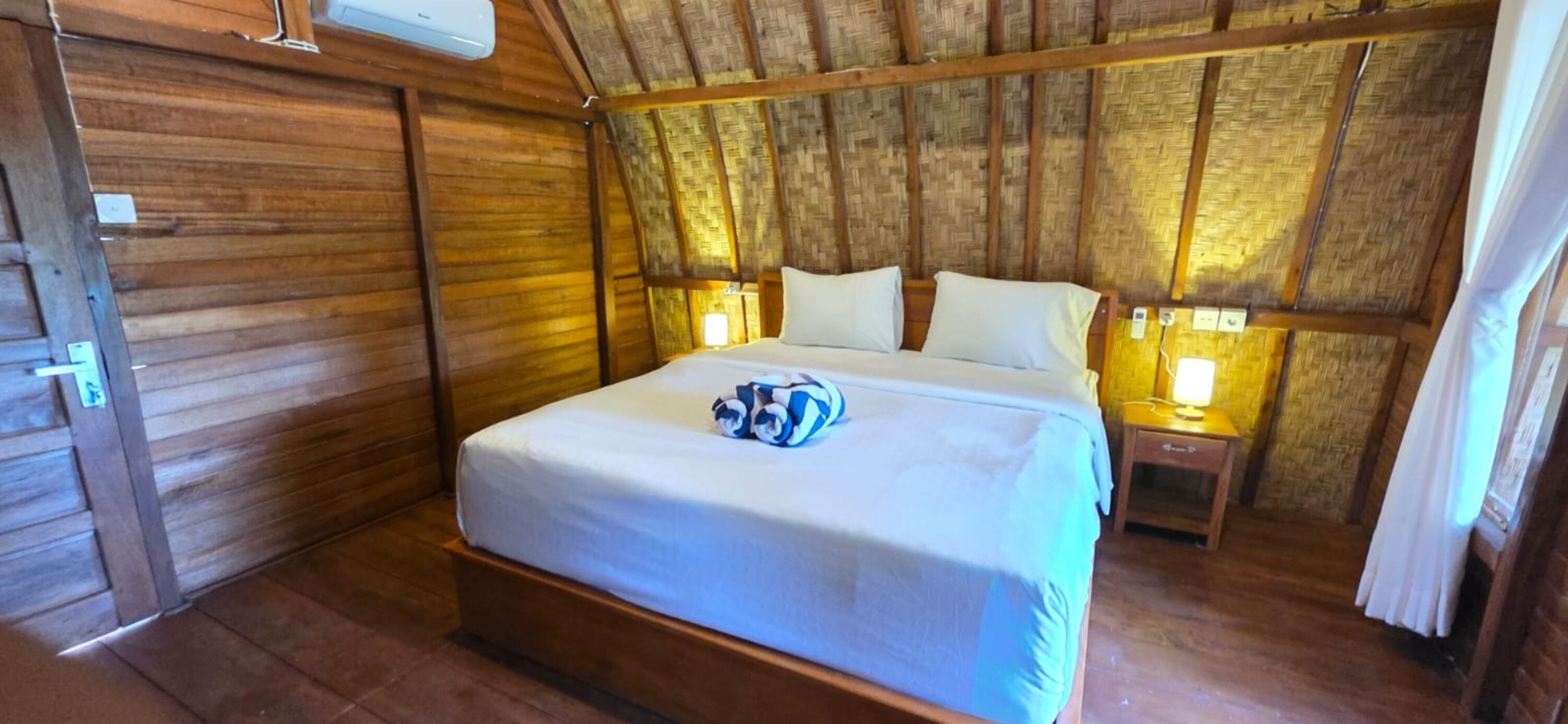Bungalow – deluxe, 1 soverom, balkong, hageutsikt