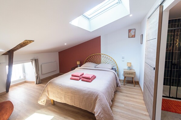 Room - Cozy duplex in the center of Niort, pedestrian street. Pets welcome! (Niort)