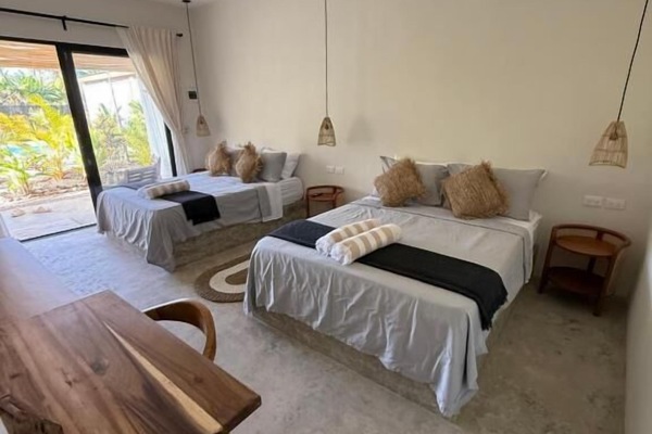 Quadruple Room, Patio, Garden View | In-room safe, desk, blackout drapes, iron/ironing board (on request)