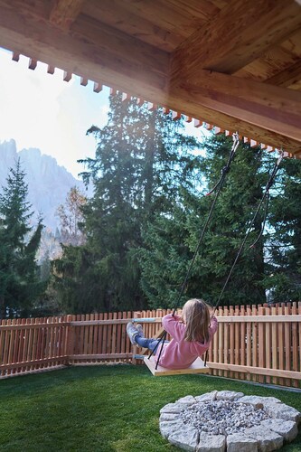 A family Alpine chalet in the heart of the Dolomites