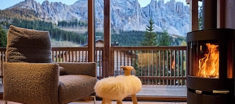 A family Alpine chalet in the heart of the Dolomites