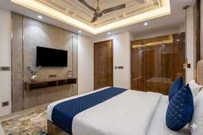 Deluxe-Doppelzimmer, Stadtblick | Schreibtisch, kostenloses WLAN