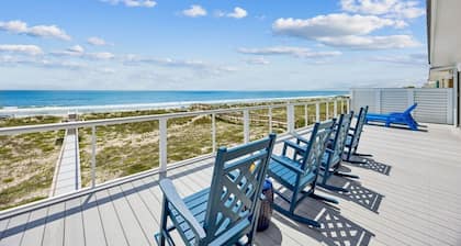 Endless Summer | Brand New Oceanfront Beach House | Hot Tub | Elevator | EV Charger | Sleeps 17