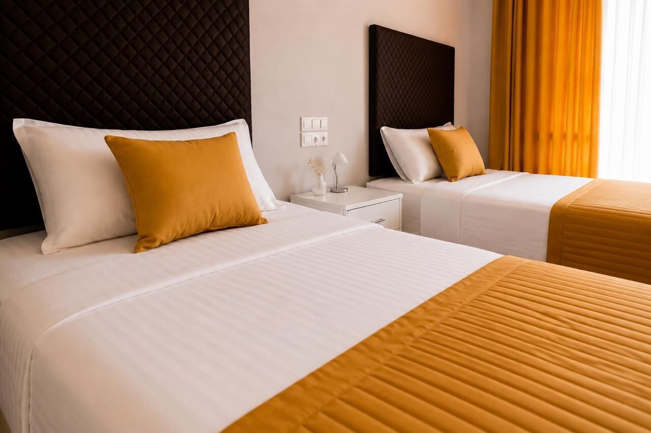 Standard Triple Room, Balcony, Sea View | In-room safe, desk, free WiFi