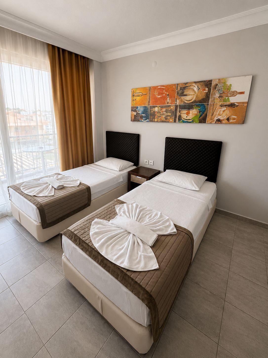 Quarto solteiro standard, sacada, vista para o mar | Cofres nos quartos, escrivaninha, Wi-Fi de cortesia
