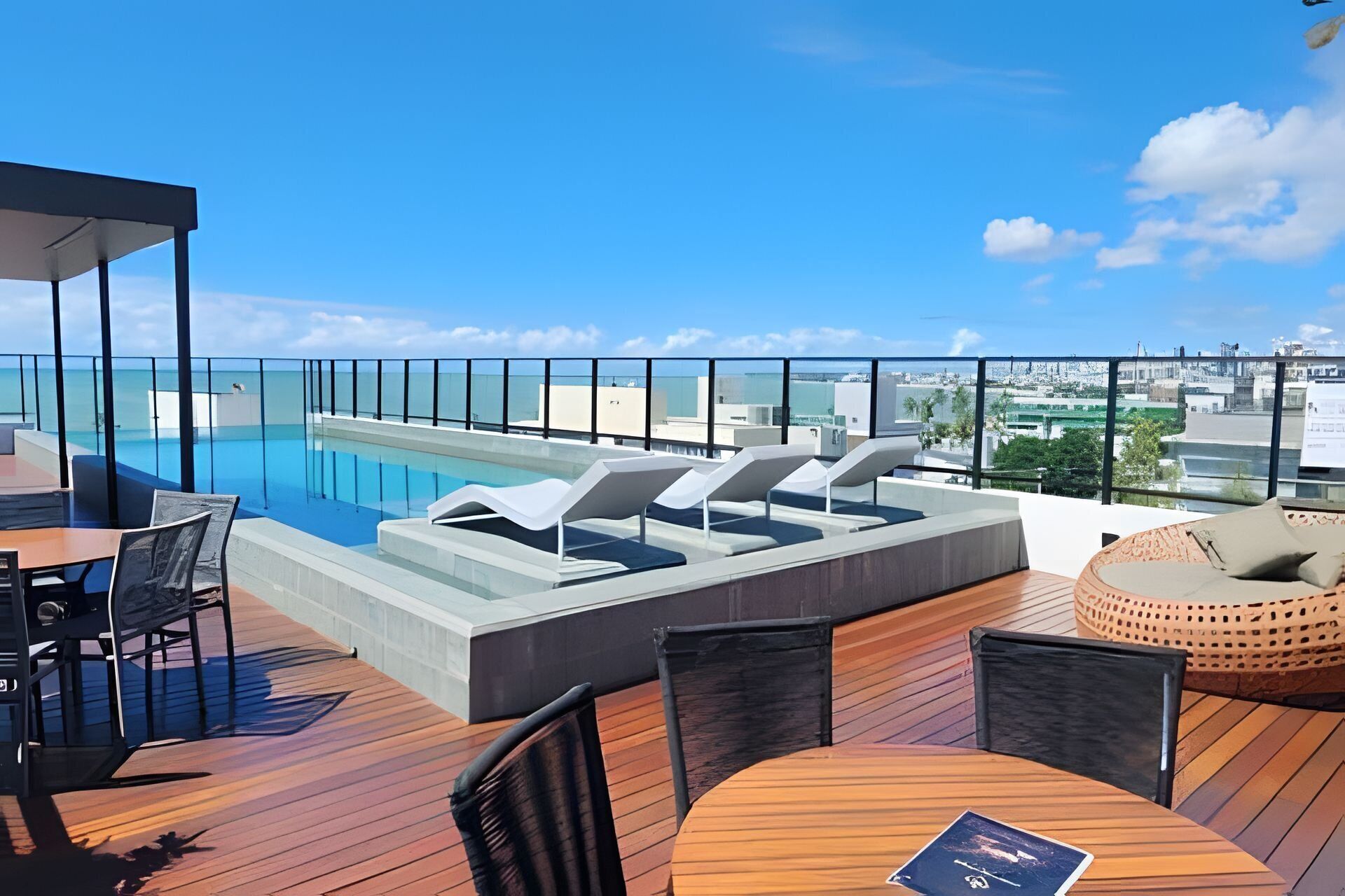 Basic Studio, Partial Sea View | Outdoor dining