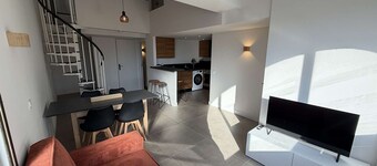 Duplex apartment, air conditioning, central - 4 guests