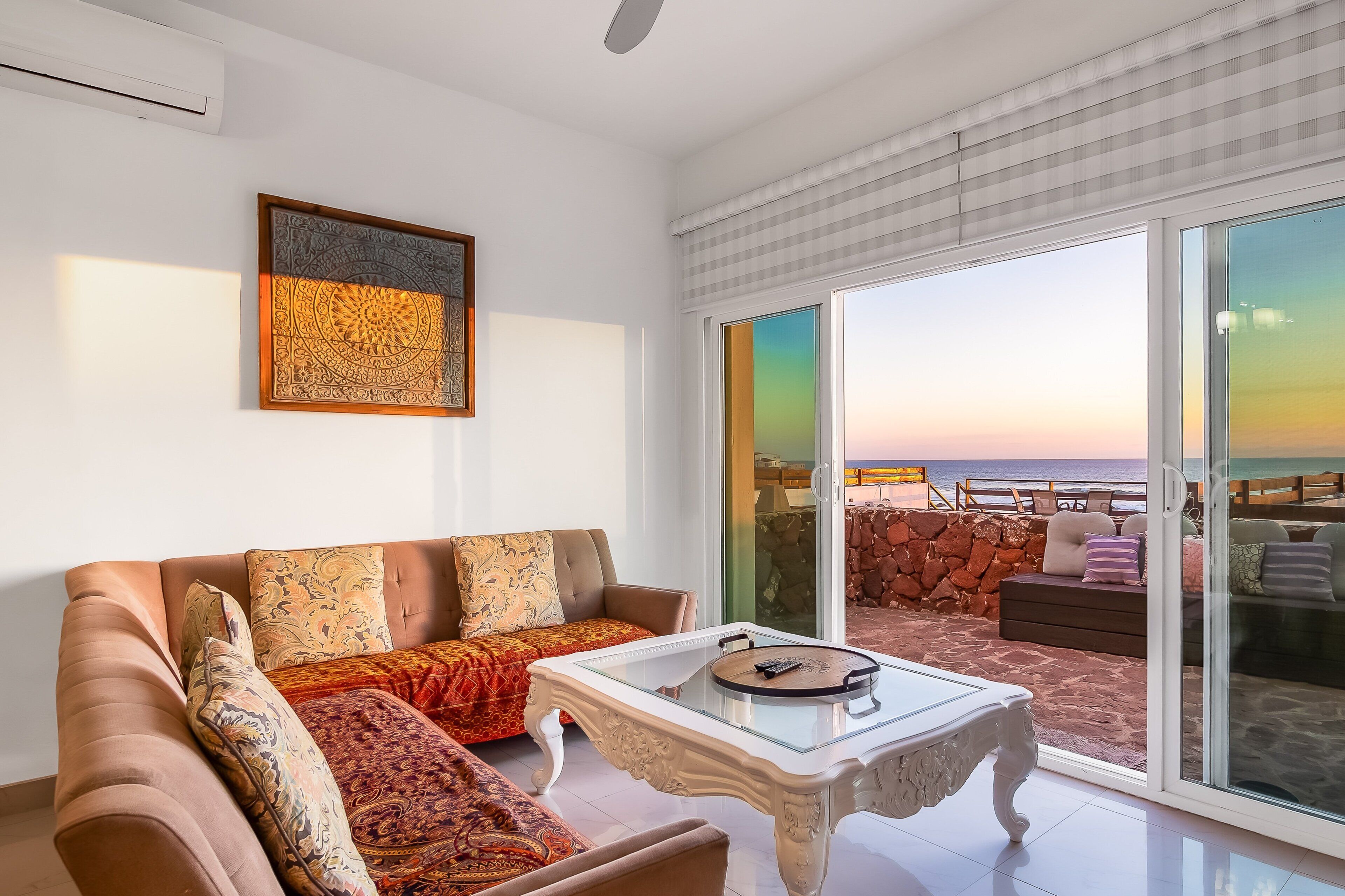 Villa, Multiple Beds, Ocean View (Villa 19 - Playa Arcangel) | Living area