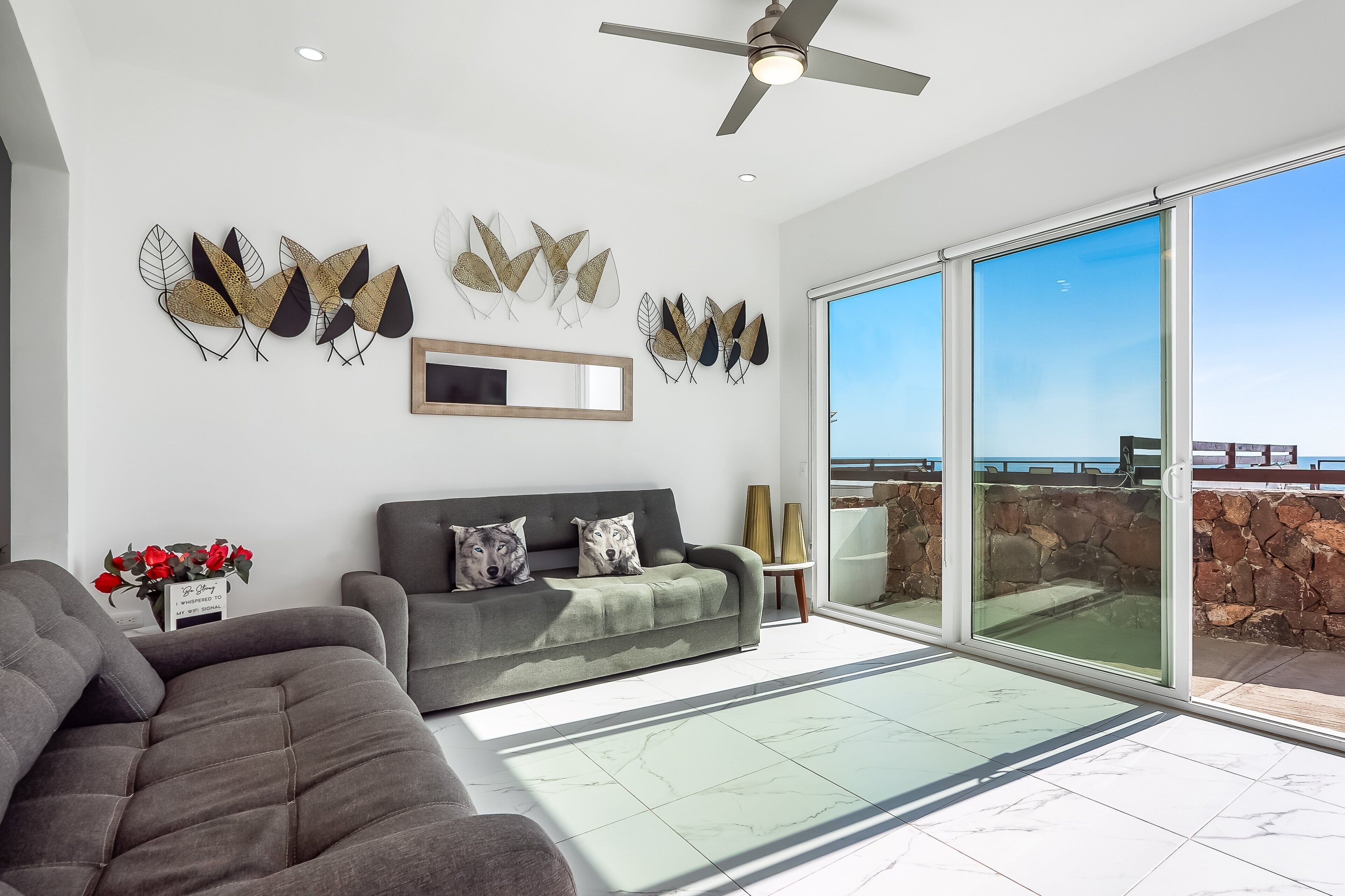 House, Multiple Beds, Ocean View (Casa Granito 20 - Playa Arcangel) | Living area