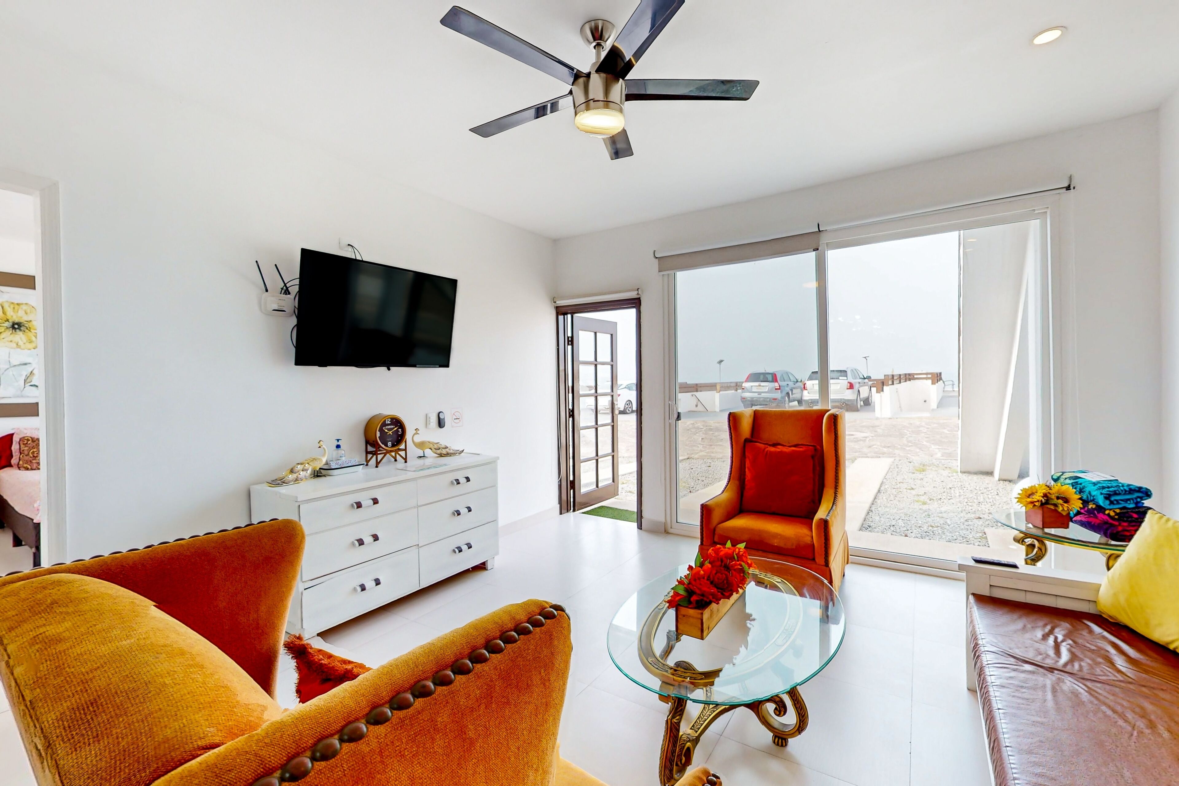 Ferienhaus, Mehrere Betten, Küche, eingeschränkter Meerblick (Casa Merlot 41 - Playa Arcangel) | Wohnbereich