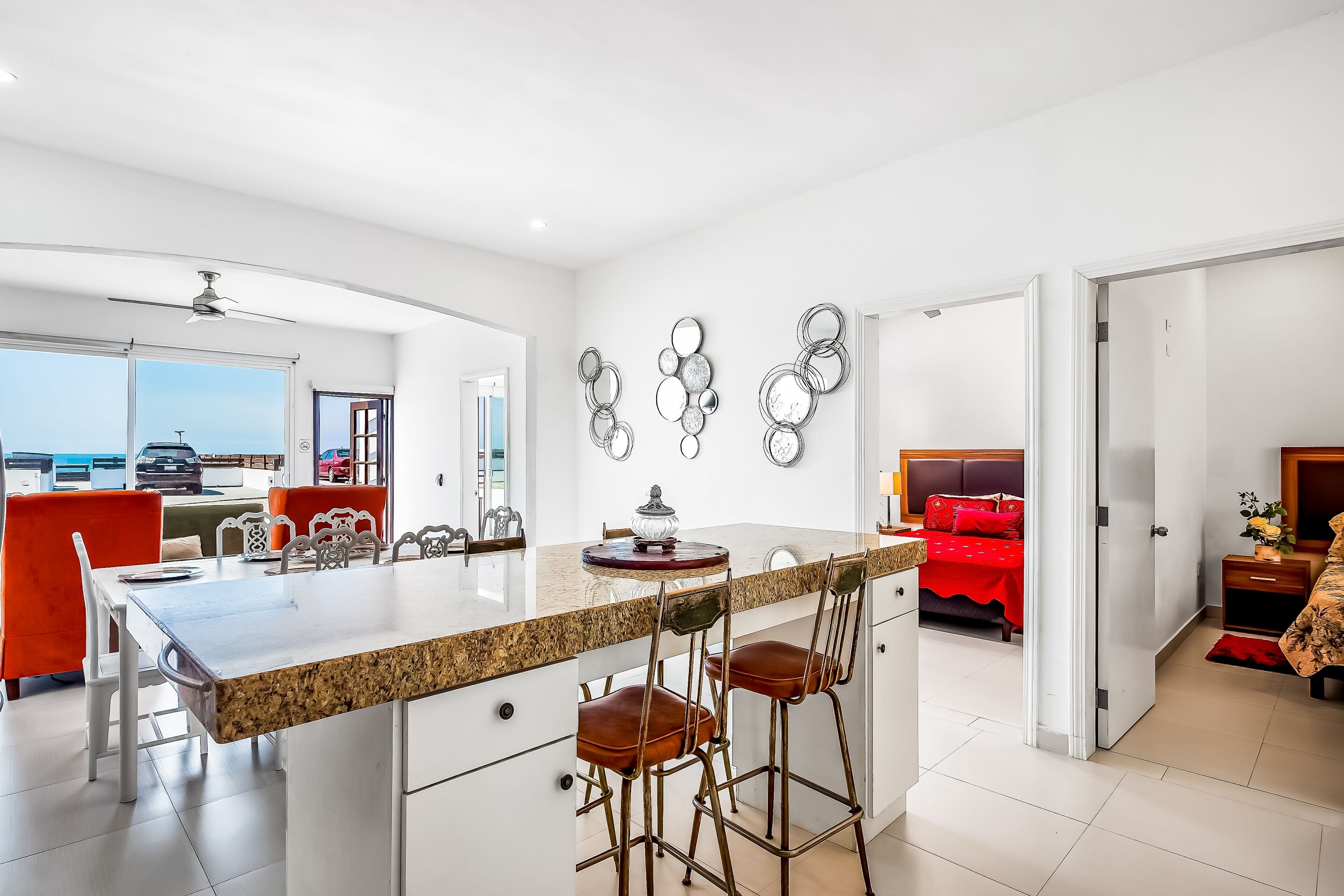Villa, Multiple Beds, Kitchen, Partial Ocean View (Casa Borgoña 40 - Playa Arcangel) | Dining