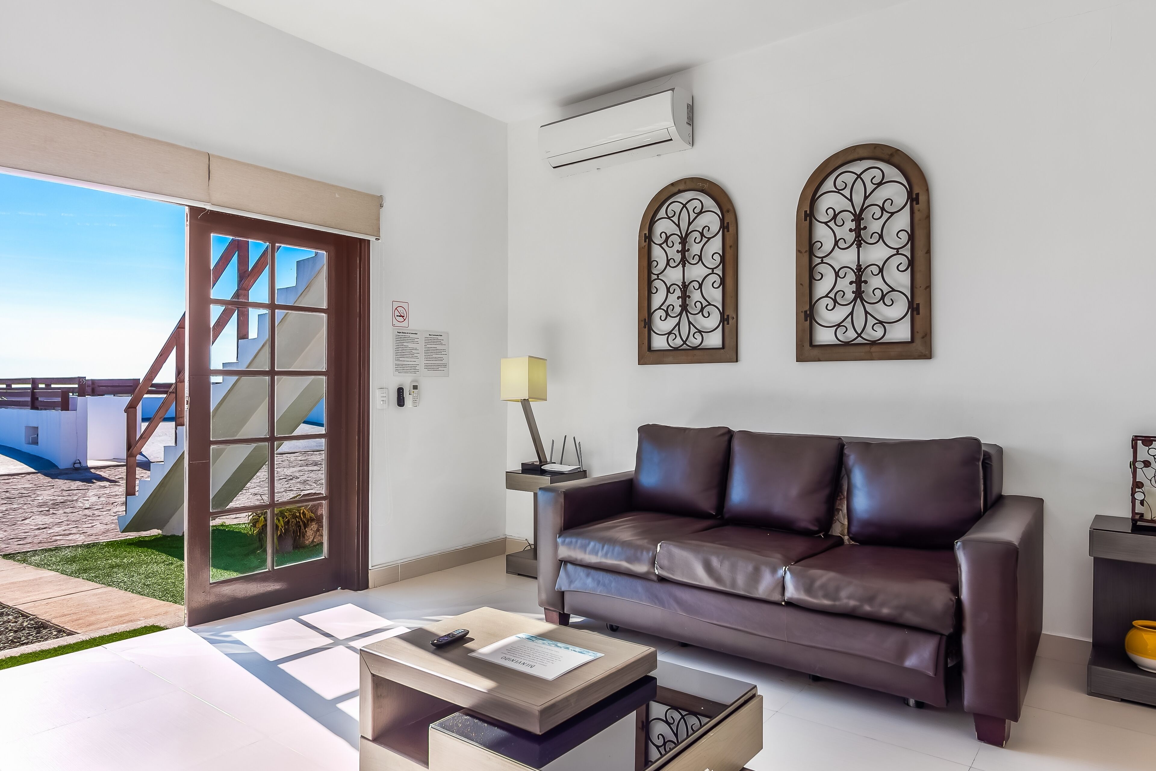 Apartment, 1 Queen-Bett und Schlafsofa, eingeschränkter Meerblick (Jr Suite 3 - Playa Arcangel) | Wohnbereich