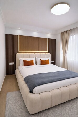 3 bedrooms, iron/ironing board, WiFi, bed sheets - 3-bedroom apartment in tranquil Nairobi with fitness room access (Nairobi)