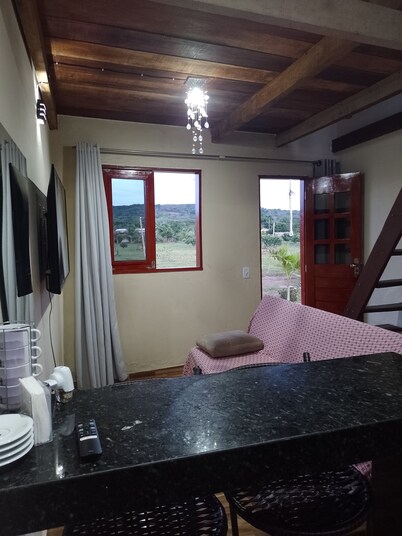 Adorable 1-bedroom chalet in enjoyable Pedro II for a relaxing stay