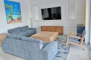 Living area - Superior Seabreeze Oceanview Villa 1 (Salt Pond)