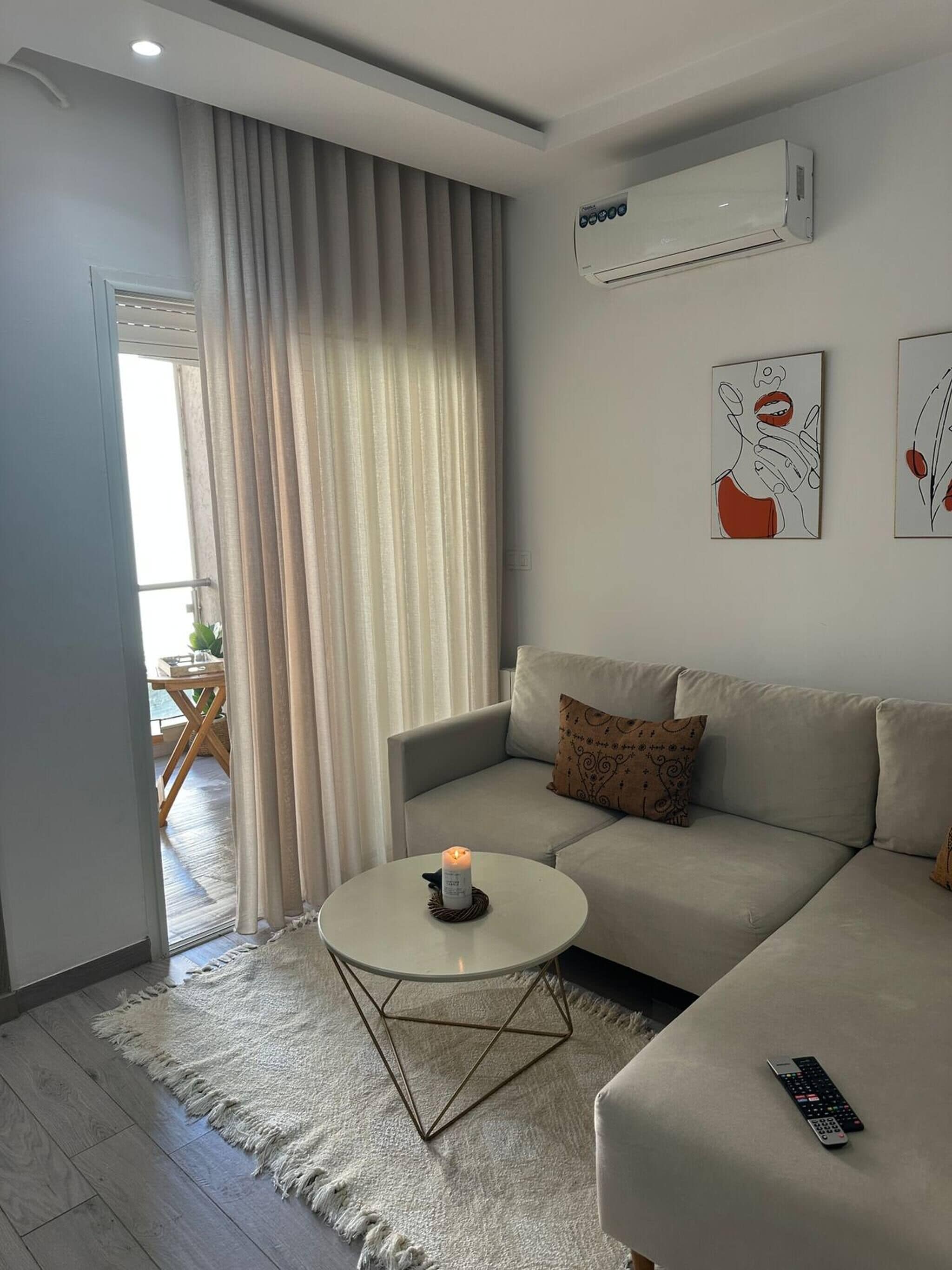 Appartement, 1 chambre, accessible aux personnes à mobilité réduite, fumeurs | Coin séjour
