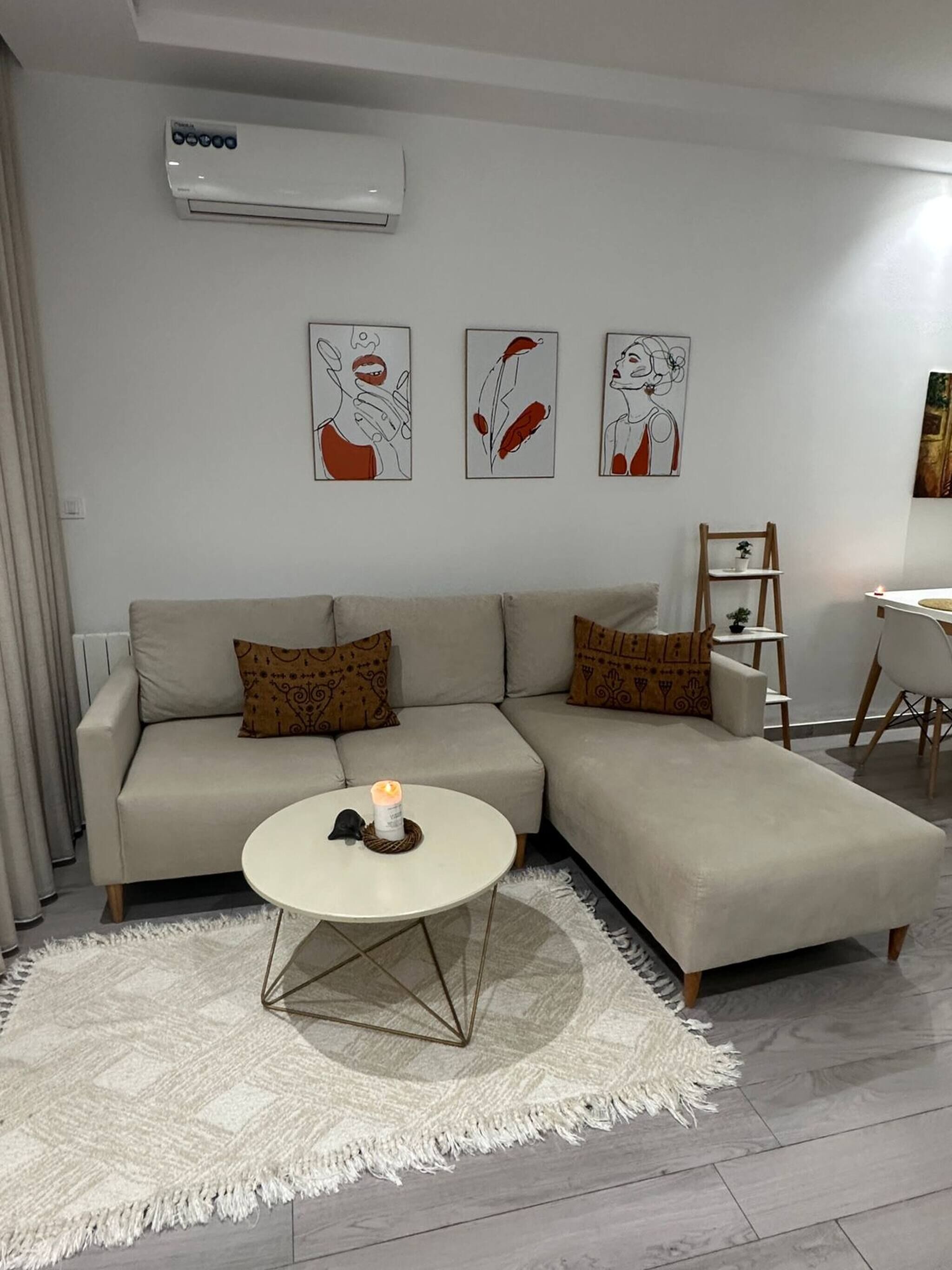Appartement, 1 chambre, accessible aux personnes à mobilité réduite, fumeur | Coin séjour