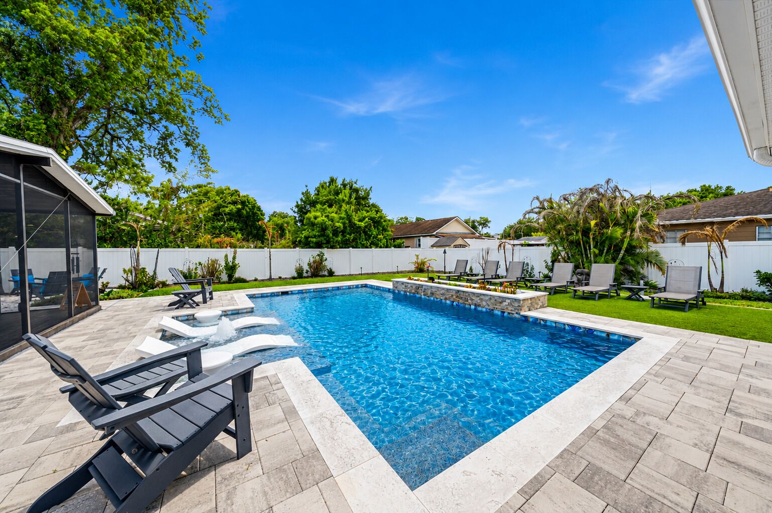 Beheizter Pool