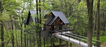 Romantic Tree House Getaway w/ Hot Tub & Loft