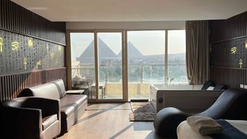 Suite luxueuse, balcon | Vue sur la montagne
