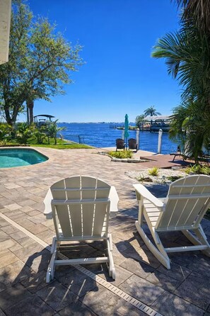 Pool - Backyard Bliss - Coastal Waterfront Pool Home with Amazing View of Peace River (Port Charlotte)