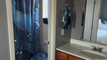Towels, soap, toilet paper